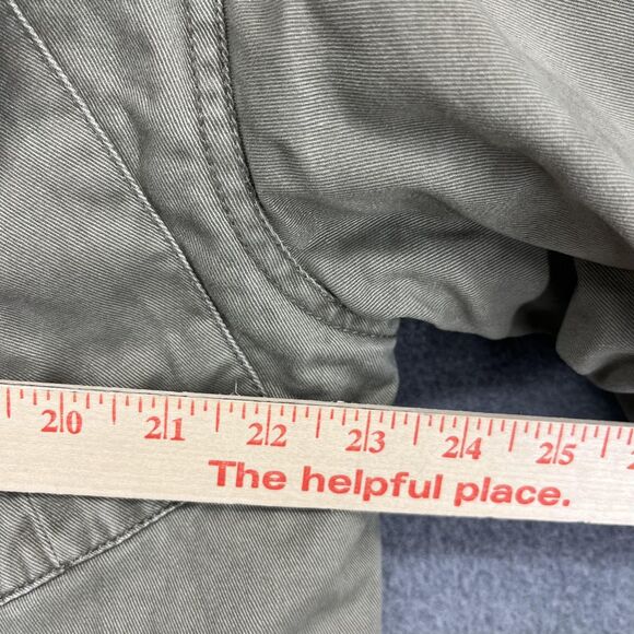 Billabong Jacket Mens Medium Green Hooded Full Zip Lined Parka Outdoor Coat Camo - Picture 10 of 16